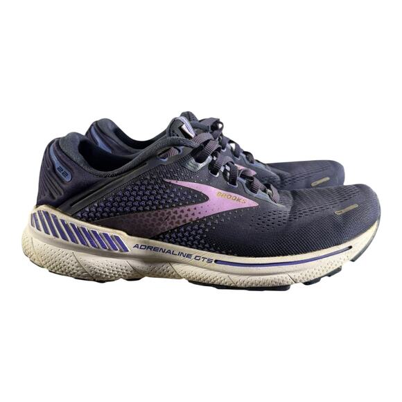 Brooks Adrenaline GTS 22 Women’s Running Shoes Purple Athletic Sneakers Size 11B - Picture 2 of 8